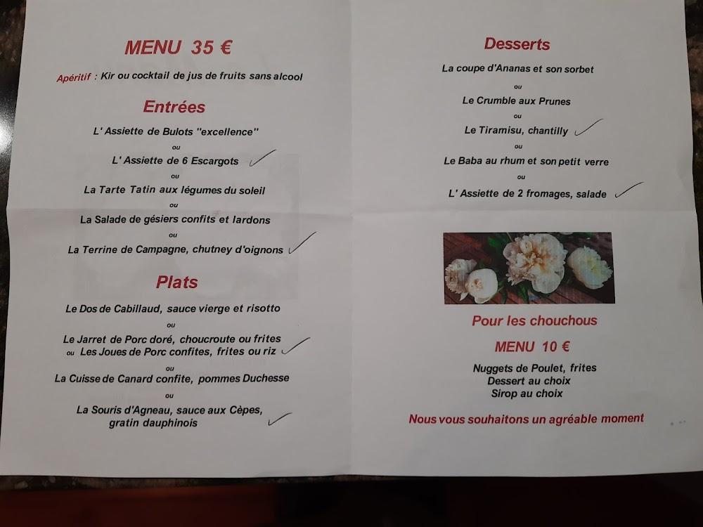La Table du Lavoir - Menu Image 1